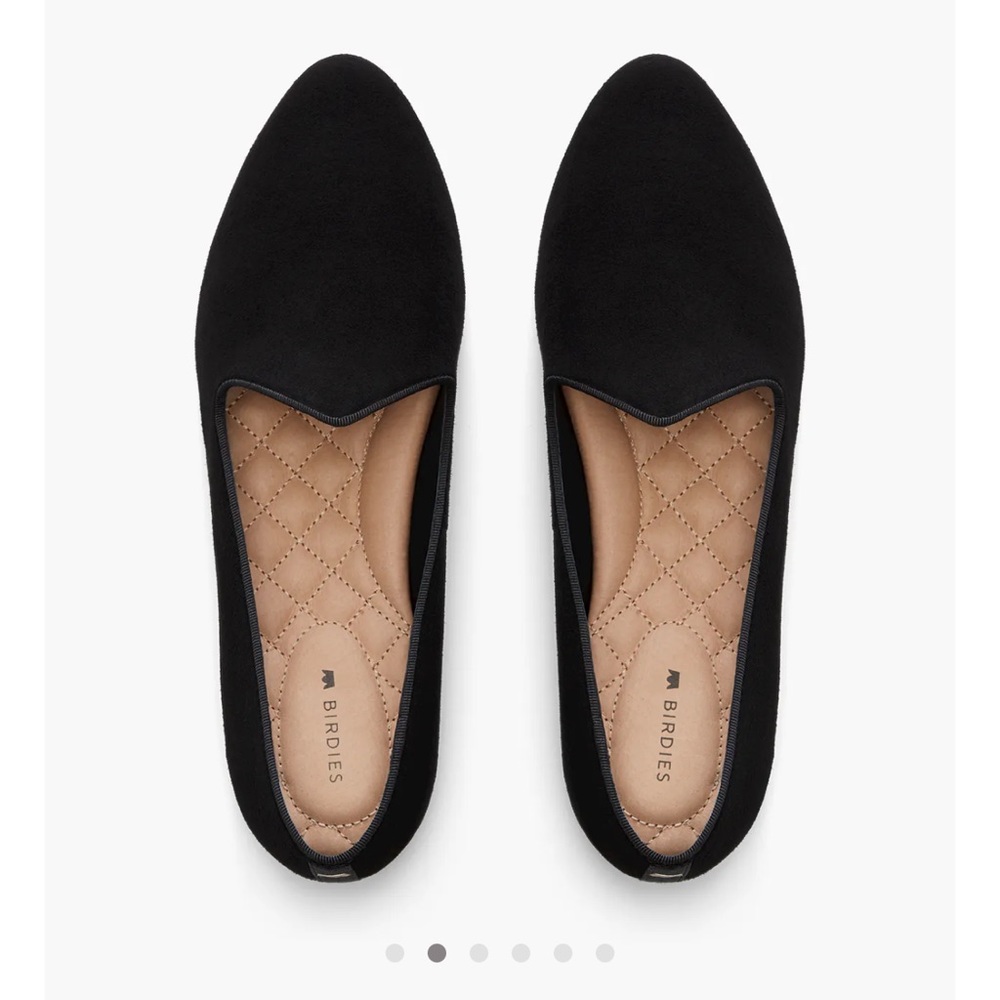 Birdies The Heron Black Suede US W Size 8